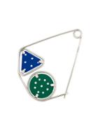 Loewe Geometric Brooch, Women's, Metallic
