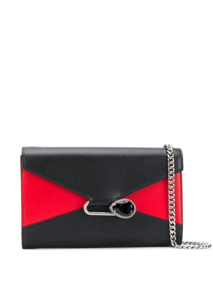 Alexander Mcqueen Small Pin Crossbody Bag - Black