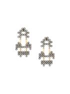 Yannis Sergakis 18kt Charnières Diamond Drop Earrings, Women's, Metallic