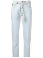 Mira Mikati Cropped Jeans - Blue