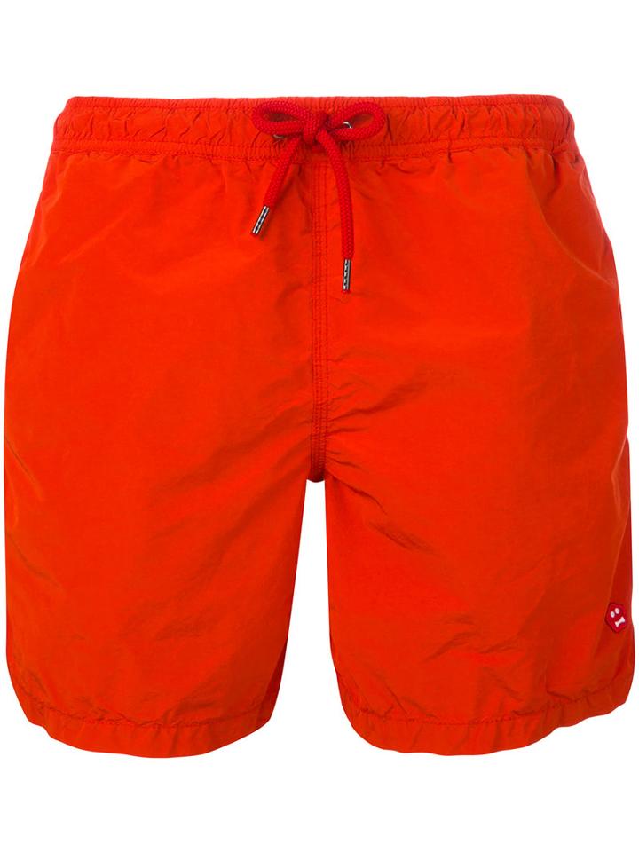 Aspesi - Swim Shorts - Men - Polyamide/polyester - Xxl, Yellow/orange, Polyamide/polyester