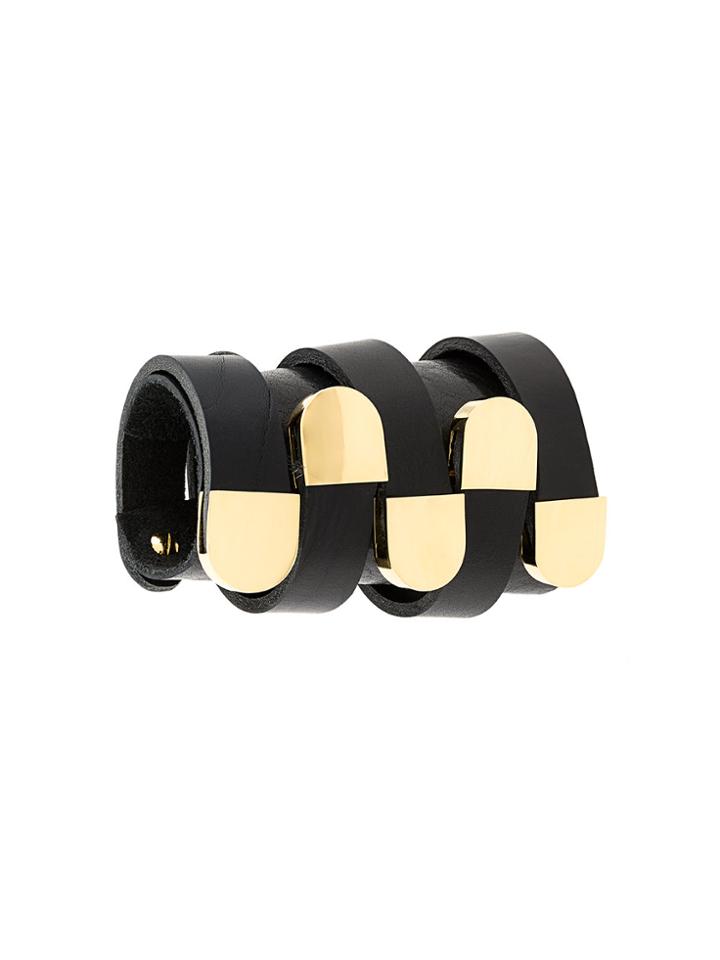 Absidem 'shirley' 5 Cuff Bracelet - Black
