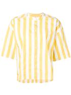Closed Shortsleeved Shirt - Yellow