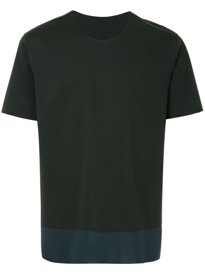 Attachment Two-tone T-shirt - Black