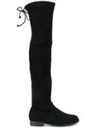 Stuart Weitzman High Ankle Boots - Black