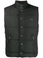 Dolce & Gabbana Button Padded Gilet - Black