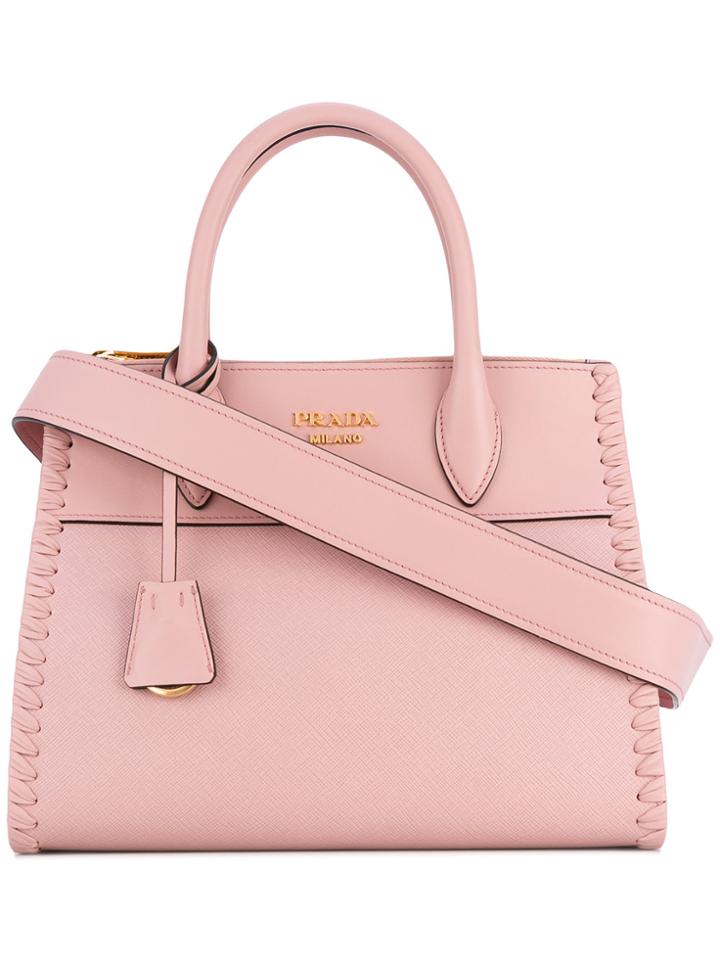Prada Classic Tote - Pink & Purple