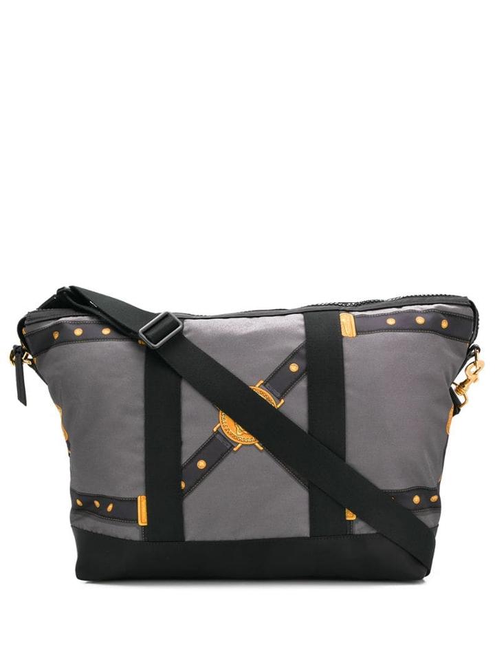 Versace Medusa Print Tote - Grey