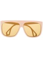 Gucci Eyewear Square Shaped Sunglasses - Neutrals