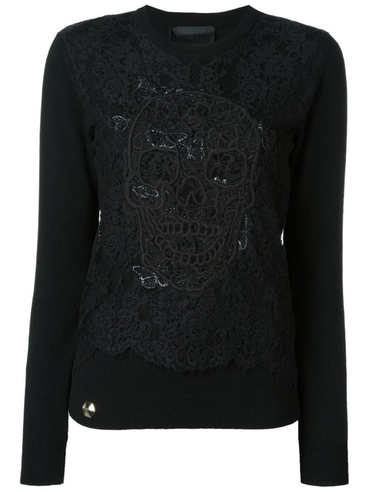 Philipp Plein Butterfly Skull Jumper
