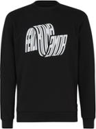 Fendi Wave Logo Sweatshirt - Black