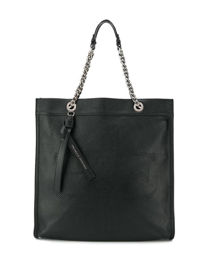 Ermanno Scervino Chain Handle Tote - Black