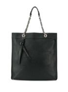 Ermanno Scervino Chain Handle Tote - Black