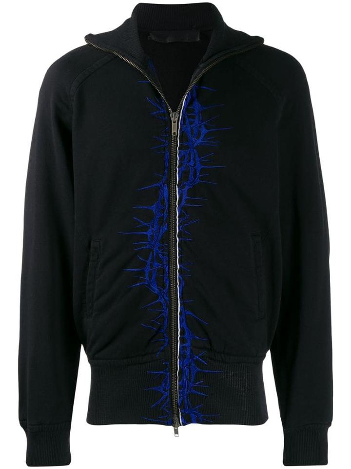 Haider Ackermann Embroidered Zipped Jacket - Black