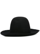 Borsalino Trilby Hat, Men's, Size: 55, Black, Wool Felt