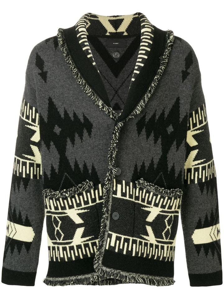 Alanui Navajo Cashmere Cardigan - Black