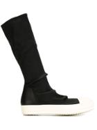 Rick Owens Sock High Top Boots - Black