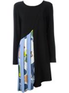 Msgm Pleated Print Shift Dress