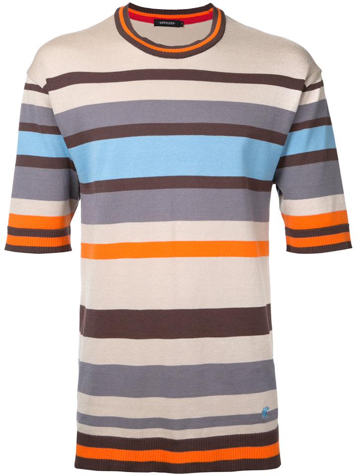 Loveless - Striped T-shirt - Men - Cotton - 2, Cotton