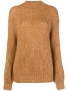 Alberta Ferretti Turtleneck Sweater - Brown