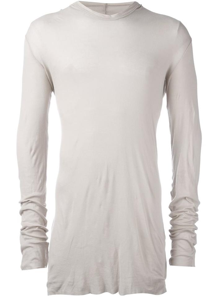 Rick Owens Long Length T-shirt, Men's, Size: Small, Nude/neutrals, Cotton