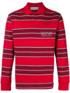 Martine Rose Striped Polo Shirt - Red