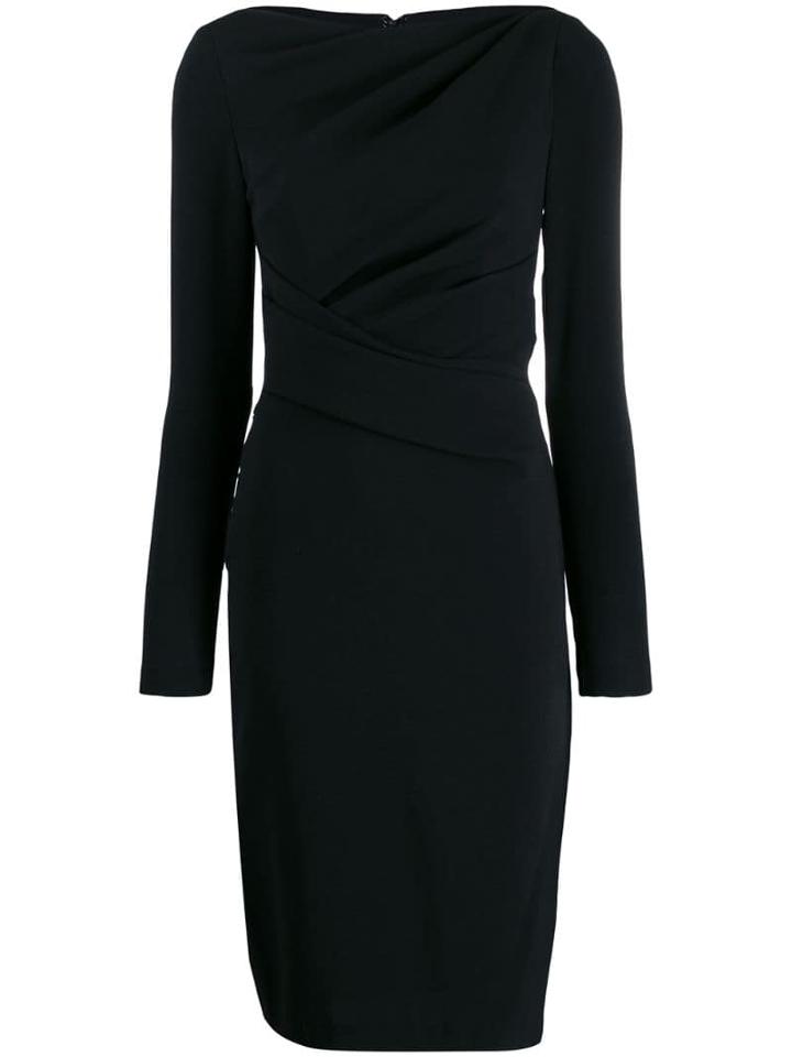 Talbot Runhof Fitted Dress - Black