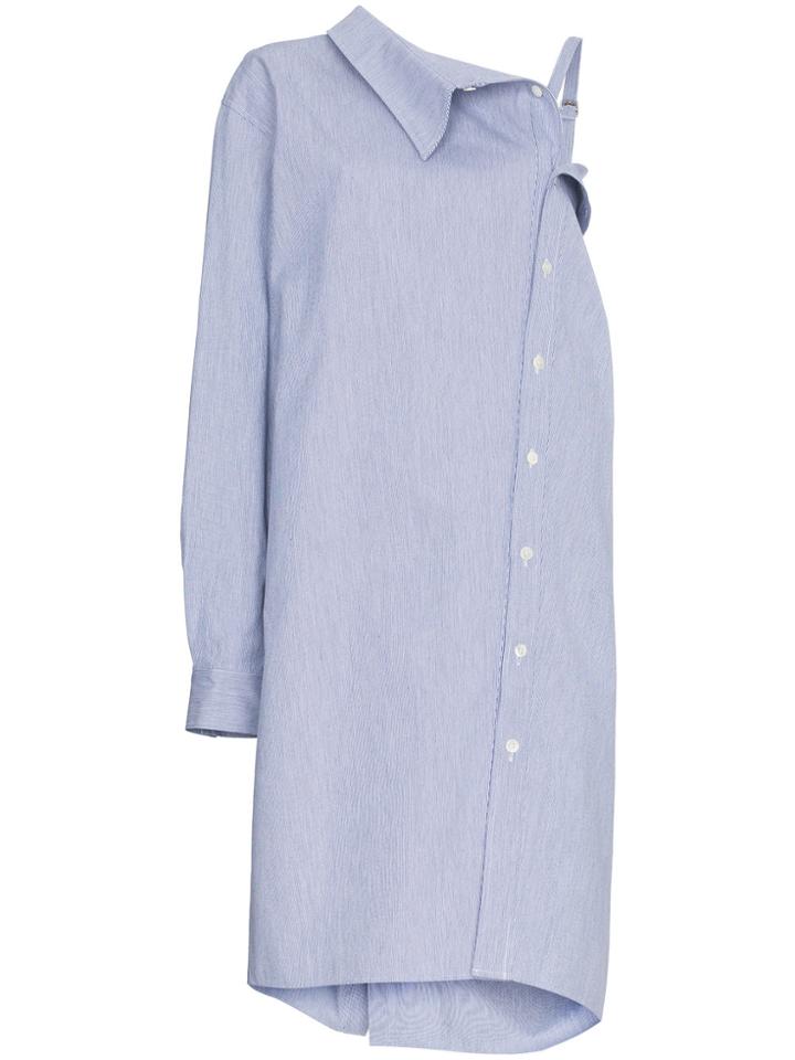 Ambush Mid-length Long Sleeve Shirt Dress - Blue