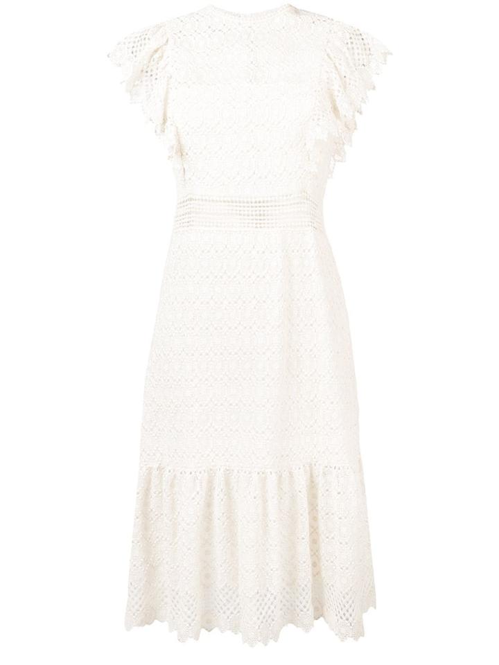 Philosophy Di Lorenzo Serafini Crochet Dress - Neutrals