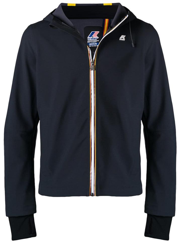 K-way Zipped Hooded Jacket - Black