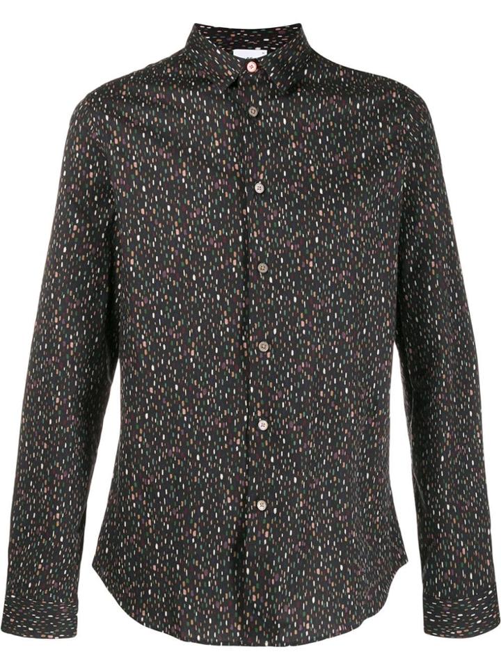 Paul Smith Geometric Print Shirt - Purple