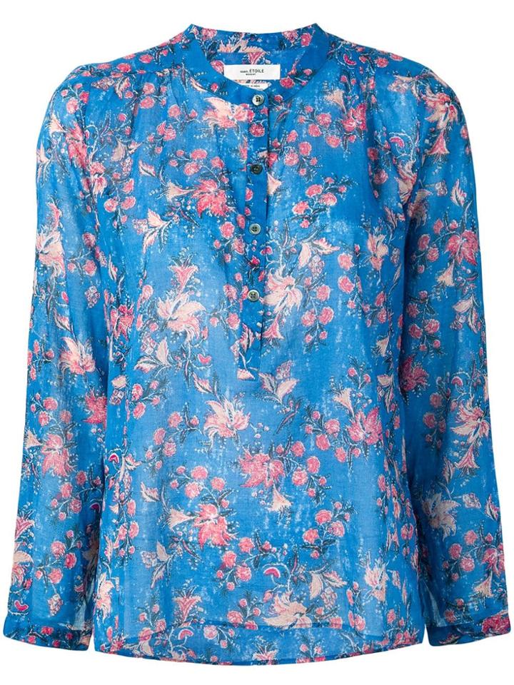 Isabel Marant Étoile Floral Print Blouse - Blue