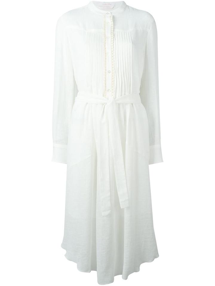 See By Chloé Pleat Detail Belted Dress