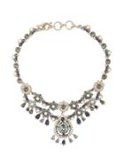 Marchesa Notte Short Chandelier Necklace - Metallic