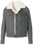 Neil Barrett Shearling Lined Jacket - Grey