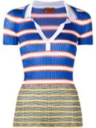 Missoni Stripe Crochet-knit Polo Shirt