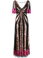 Temperley London Sycamore Sequinned Gown - Black