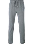Eleventy Drawstring Track Pants, Men's, Size: L, Grey, Cotton/spandex/elastane