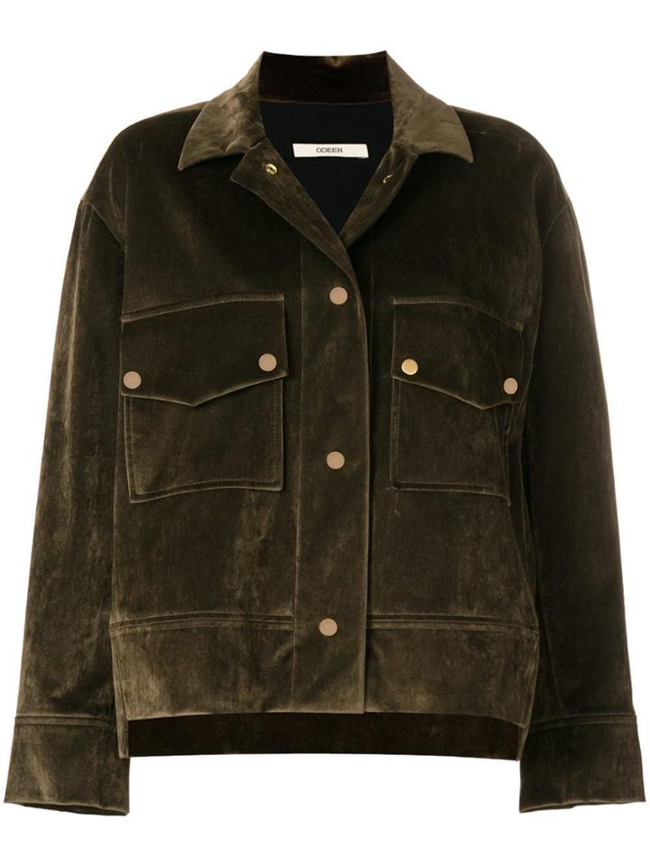 Odeeh Oversized Jacket - Green