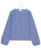 Douuod Kids Striped Jacket, Girl's, Size: 14 Yrs, Blue