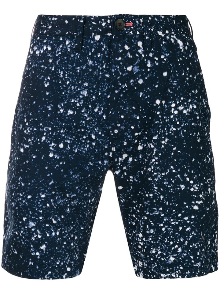 Ps By Paul Smith Print Fitted Shorts - Blue