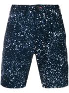 Ps By Paul Smith Print Fitted Shorts - Blue