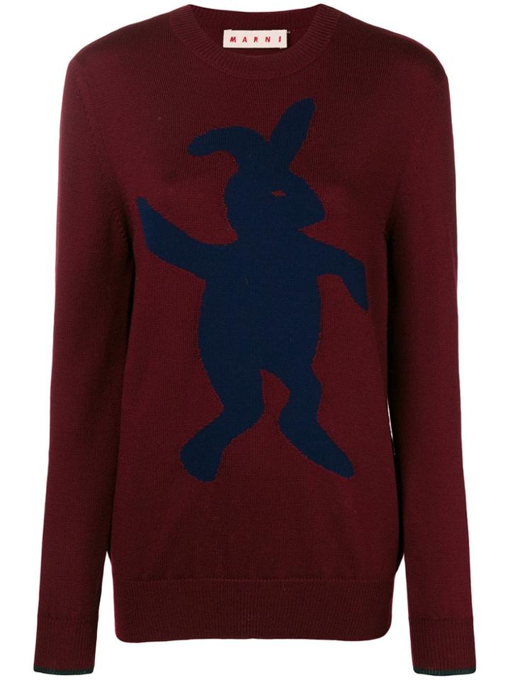 Marni Rabbit Jumper - Red
