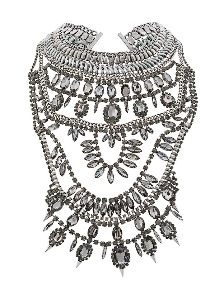 Federica Tosi Crystal Necklace - Metallic