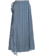 Preen By Thornton Bregazzi Checked Wrap Skirt