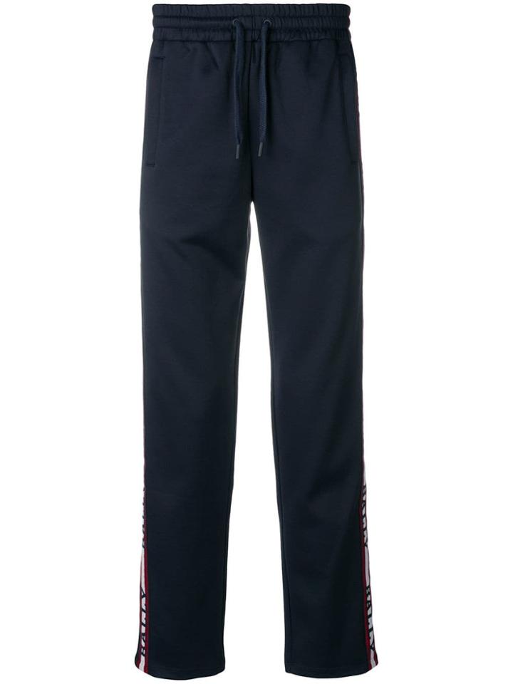 Bally Logo Ribbon Track Pants - Blue