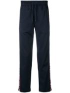 Bally Logo Ribbon Track Pants - Blue