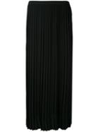 Mm6 Maison Margiela - Pleated Skirt - Women - Cotton/polyester/spandex/elastane - 44, Black, Cotton/polyester/spandex/elastane
