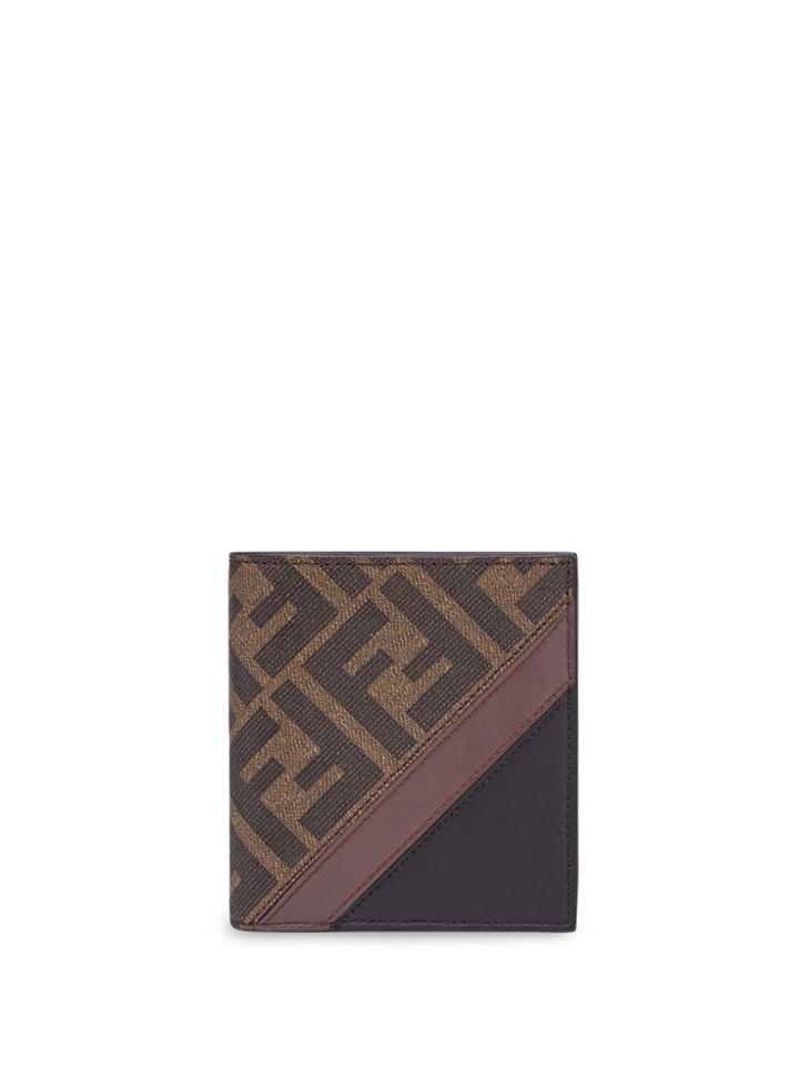 Fendi Ff Motif Slim Wallet - Brown