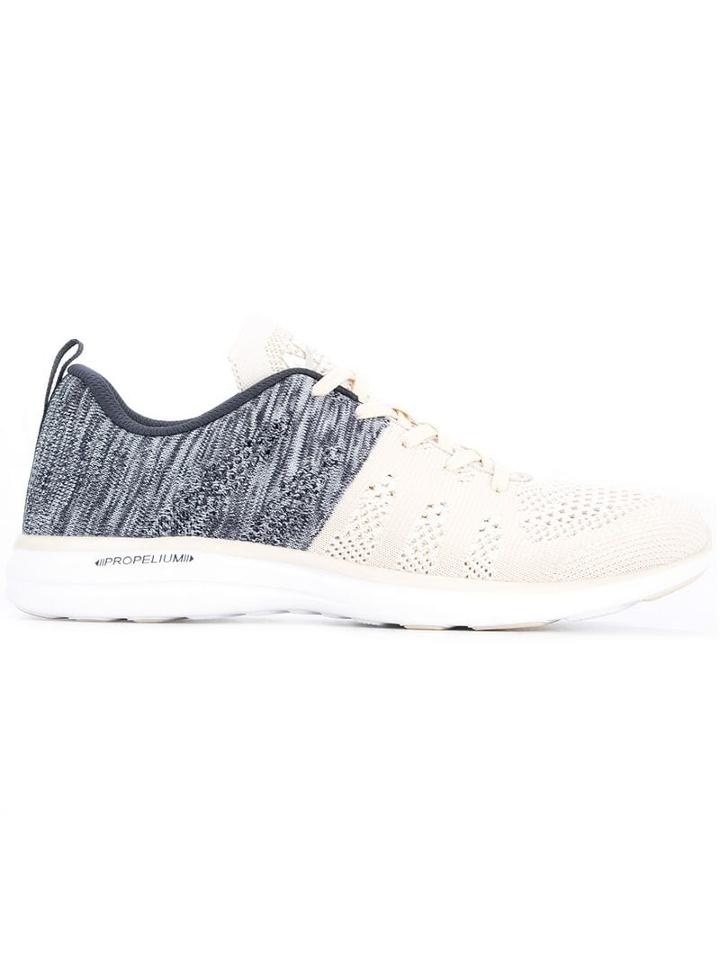 Apl Panelled Lace-up Sneakers - Neutrals
